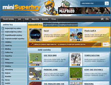 Tablet Screenshot of minisuperhry.cz
